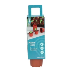 Plastic Potje Terra Kleur 6 cm 30 stuks^SOGO Sale
