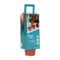 Plastic Potje Terra Kleur 6 cm 30 stuks^SOGO Sale
