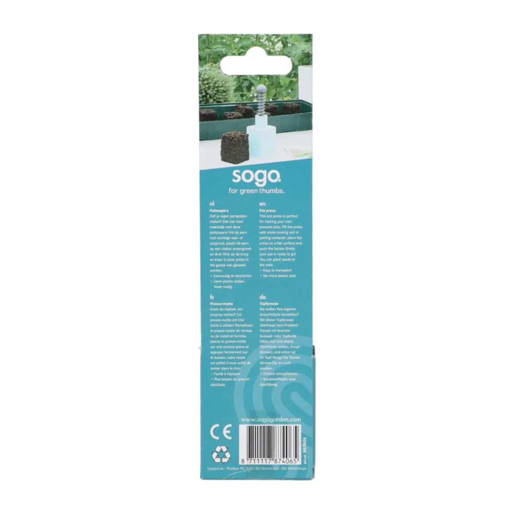 Tuingereedschap<SOGO Pottenpers 4 cm