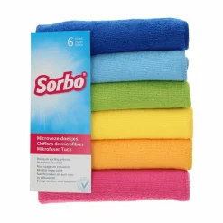 Microvezeldoeken Trendy Colors 40 x 40 cm 6 stuks^Sorbo Clearance