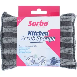 Outlet Microvezelspons Home Decor 2in1 2 stuks Sponzen