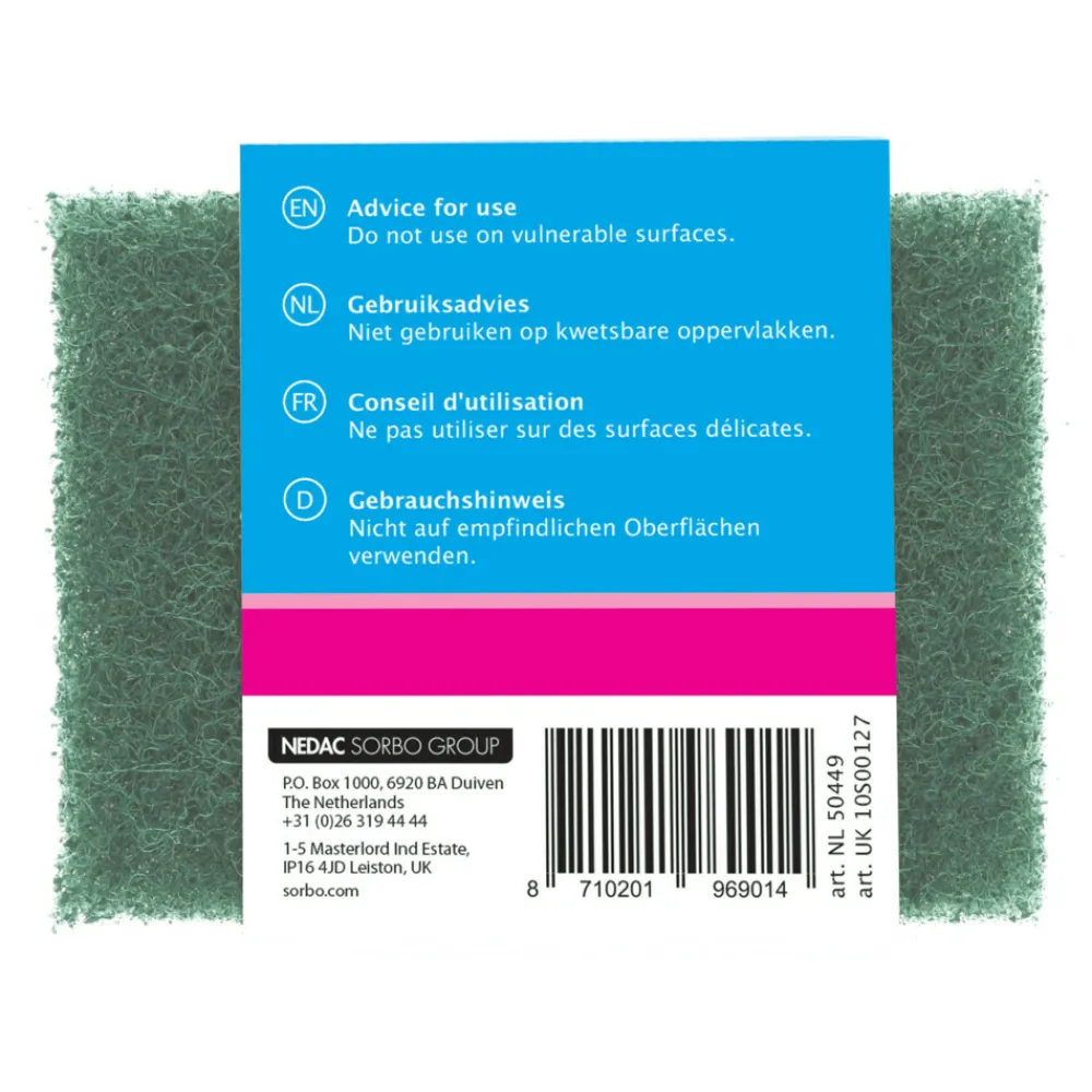 Sponzen<Sorbo Schuurspons Handgreep 2 stuks