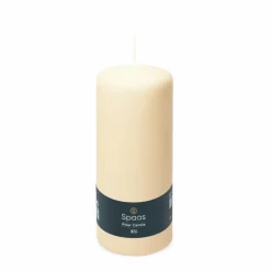 Kaarsen<SPAAS Cilinderkaars Ivoor 80/200 mm ± 100 branduren