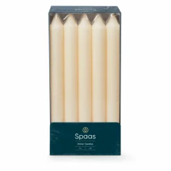 Kaarsen<SPAAS Huishoudkaars Ivoor 21/240 mm ± 8 branduren 10 stuks