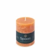 Rustieke Pillarkaars ± 35 branduren Oranje^SPAAS Clearance