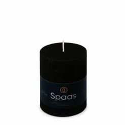 Best Rustieke Pillarkaars ± 35 branduren Zwart Kaarsen