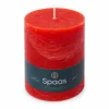 Outlet Rustieke Pillarkaars ± 95 branduren Rood Kaarsen