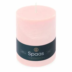 New Rustieke Pillarkaars ± 95 branduren Lichtroze Kaarsen