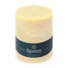Kaarsen<SPAAS Rustieke Pillarkaars ± 95 branduren Ivoor