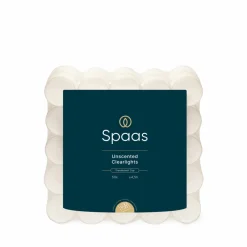 Kaarsen<SPAAS Theelichten Wit 4,5 Branduren 50 stuks