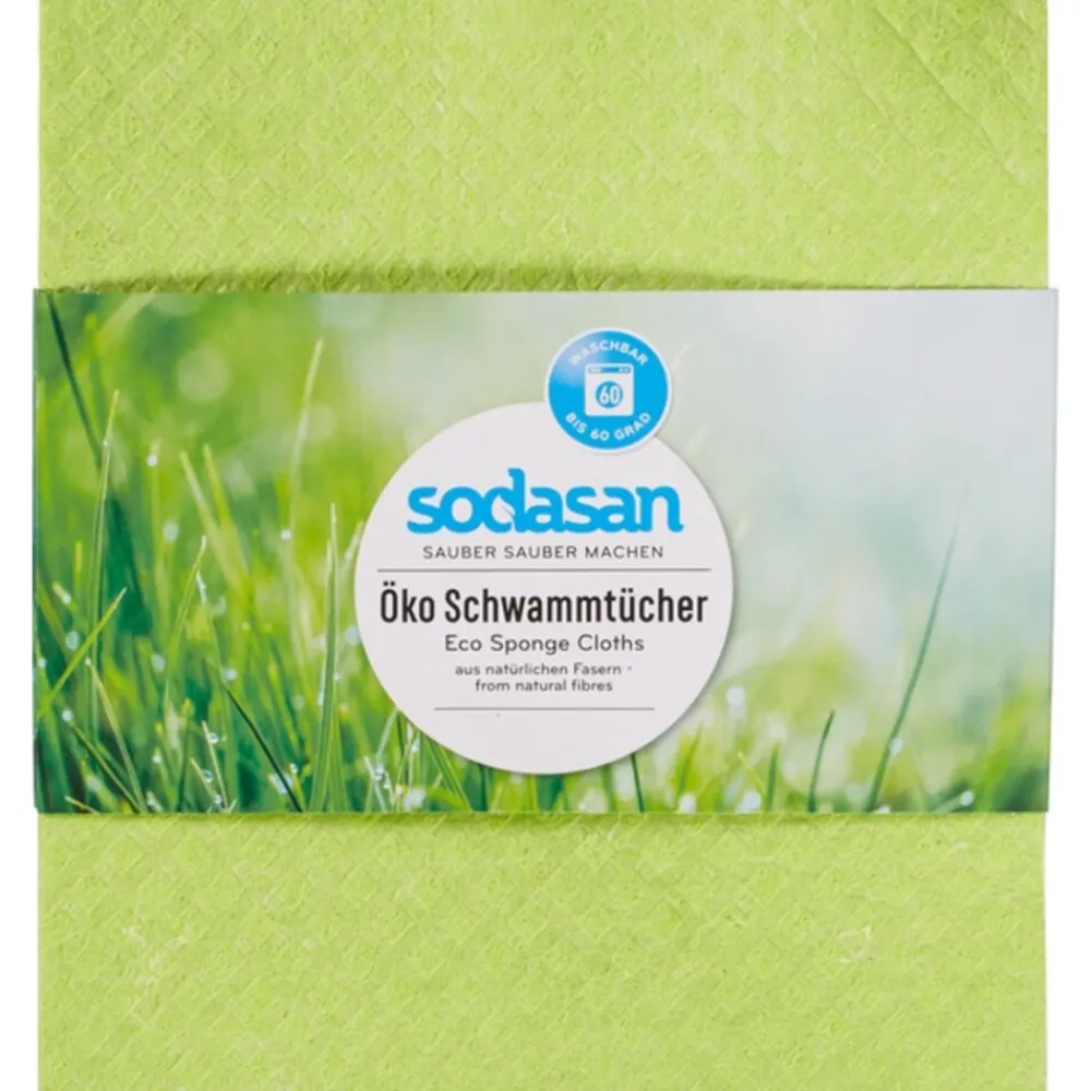 New Sponsdoek Biologisch Afbreekbaar 2 stuks Sponzen