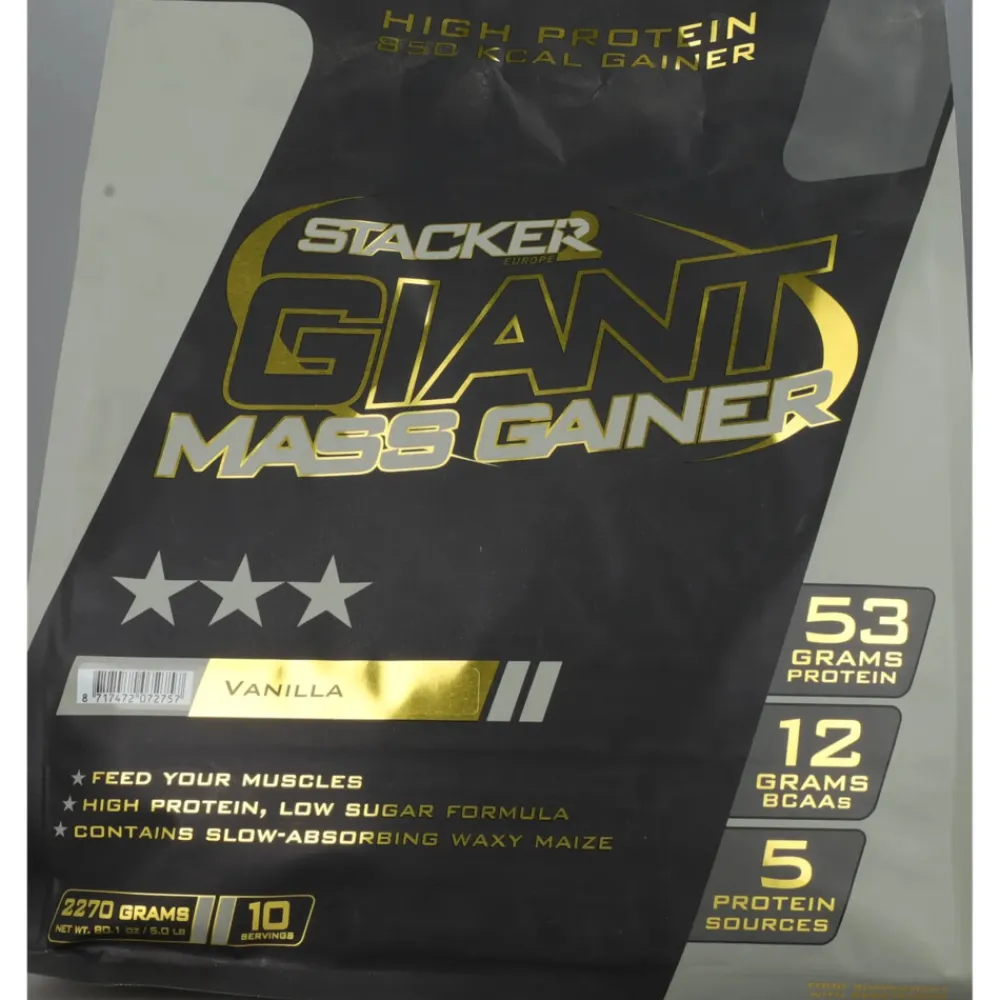 Sportvoeding & Drank<Stacker Giant Mass Gainer Vanille 2270 gr
