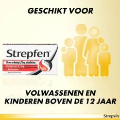 Zuigtabletten Citroen & Honing 8 tabletten^Strepfen Best
