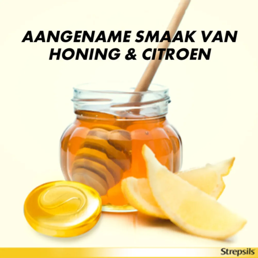 Zuigtabletten Citroen & Honing 24 tabletten^Strepsils Best