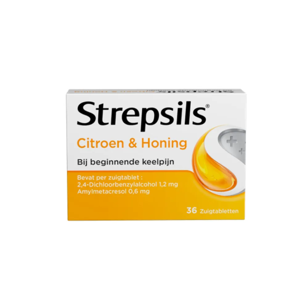 Zuigtabletten Citroen & Honing 36 tabletten^Strepsils