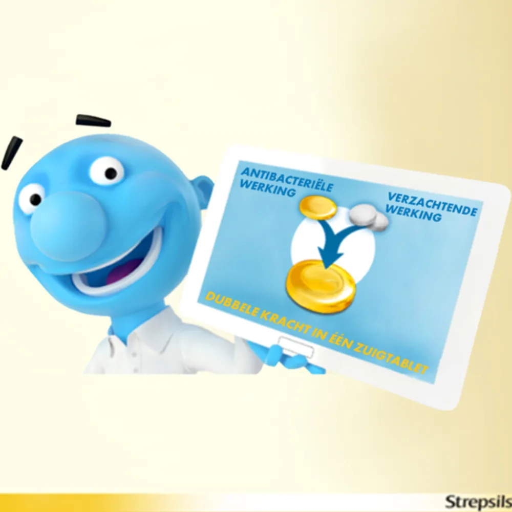 Keel & Luchtwegen<Strepsils Zuigtabletten Sinaasappel & Vitamine C 36 tabletten