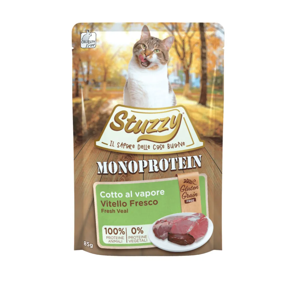 Kattenvoer<Stuzzy Kattenvoer Monoprotein Kalf 85 gr