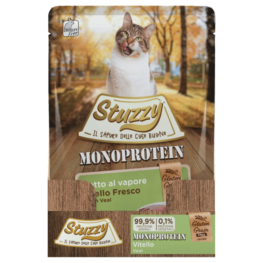 Kattenvoer<Stuzzy Kattenvoer Monoprotein Kalf 85 gr