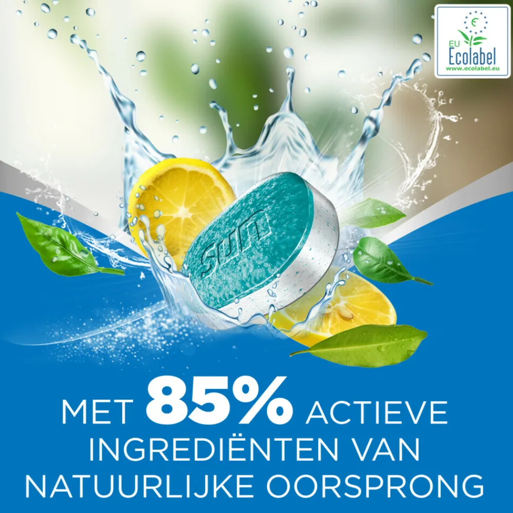 Machineafwas<Sun Vaatwastabletten All-in-1 Citroen 46 stuks