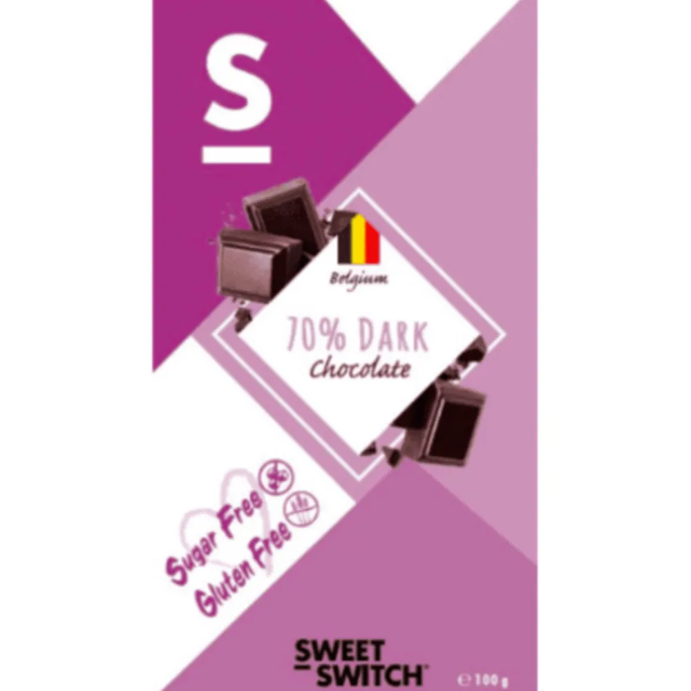 Chocolade|Glutenvrij<Sweet-Switch Chocolade Puur 100 gr