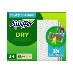 Hulpmiddelen|Dweilen<Swiffer Vloerreiniger Droge Vloerdoekjes 34 stuks