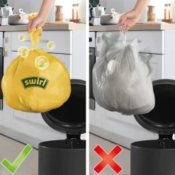 Pedaalemmerzakken Geparfumeerd met Handvat 20L 25 stuks^Swirl Best