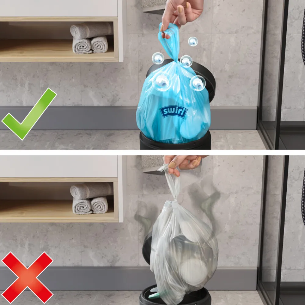 Pedaalemmerzakken Geparfumeerd Ocean Fresh 5 liter 45 stuks^Swirl Online