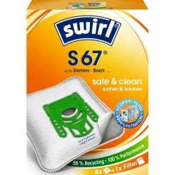 Hulpmiddelen<Swirl Stofzuigerzakken S67 4 stuks