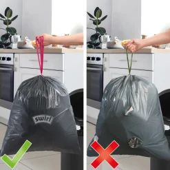 Best Vuilniszakken met Trekband 60 liter 10 stuks Huishoud & Vuilniszakken