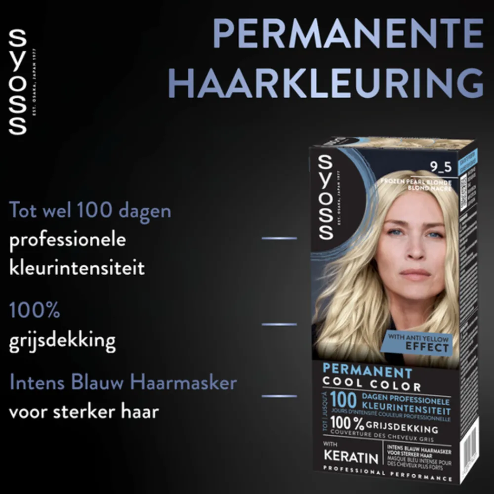 Online Baseline Haarverf 9-5 Frozen Pearl Blonde Haarkleuring