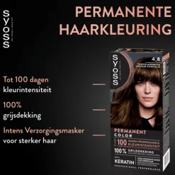 Baseline Haarverf 4-8 Chocoladebruin^Syoss Discount