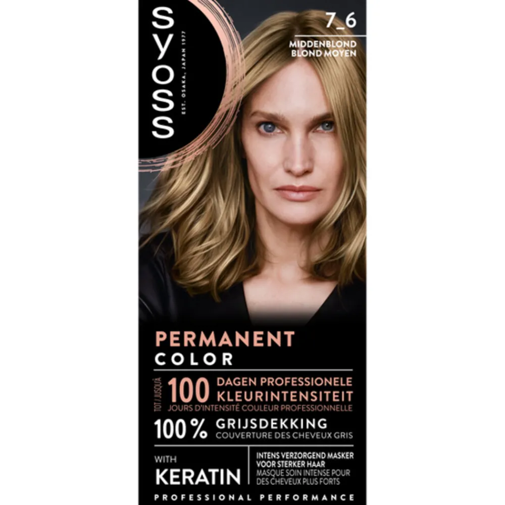 New Baseline Haarverf 7-6 Middenblond Haarkleuring