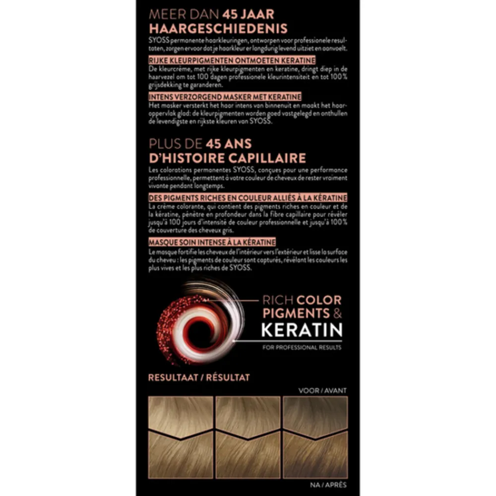 New Baseline Haarverf 7-6 Middenblond Haarkleuring