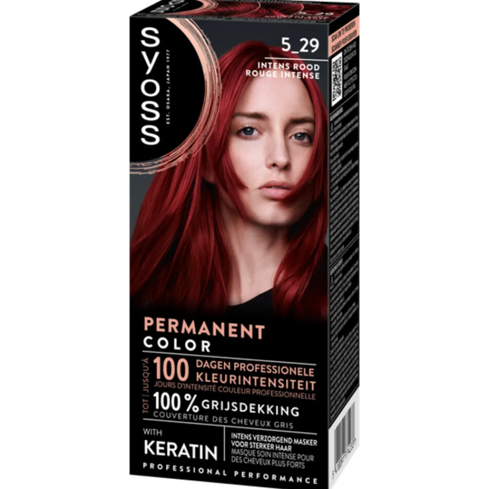 Online Baseline Haarverf 5-29 Intens Rood Haarkleuring