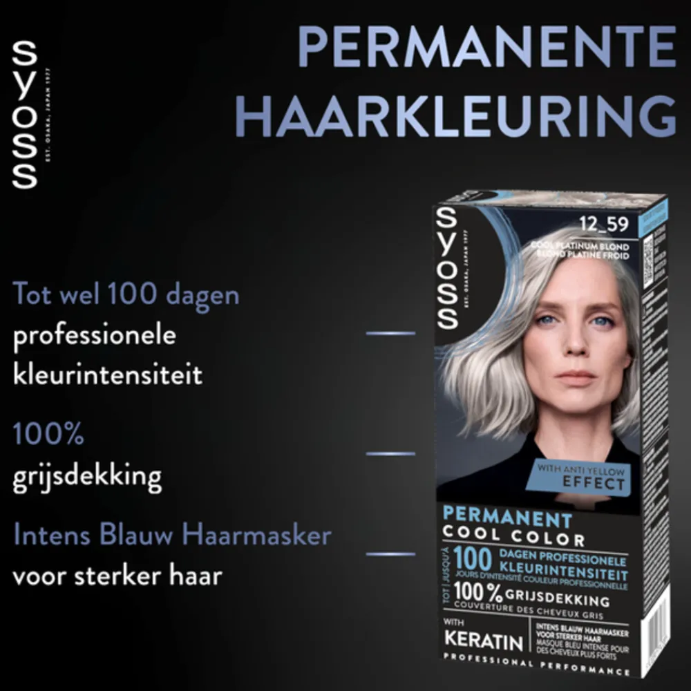 Clearance Baseline Haarverf 12-59 Cool Platinum Blond Haarkleuring