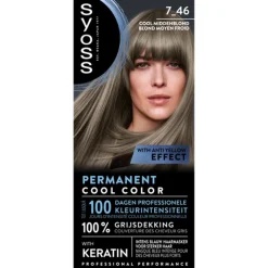 Haarkleuring<Syoss Baseline Haarverf 7-46 Cool Middenblond