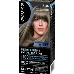 Haarkleuring<Syoss Baseline Haarverf 7-46 Cool Middenblond
