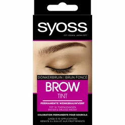 Wenkbrauw- En Wimperverf<Syoss Browtint Donkerbruin