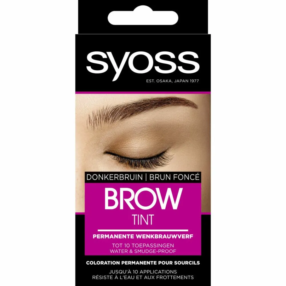 Wenkbrauw- En Wimperverf<Syoss Browtint Donkerbruin