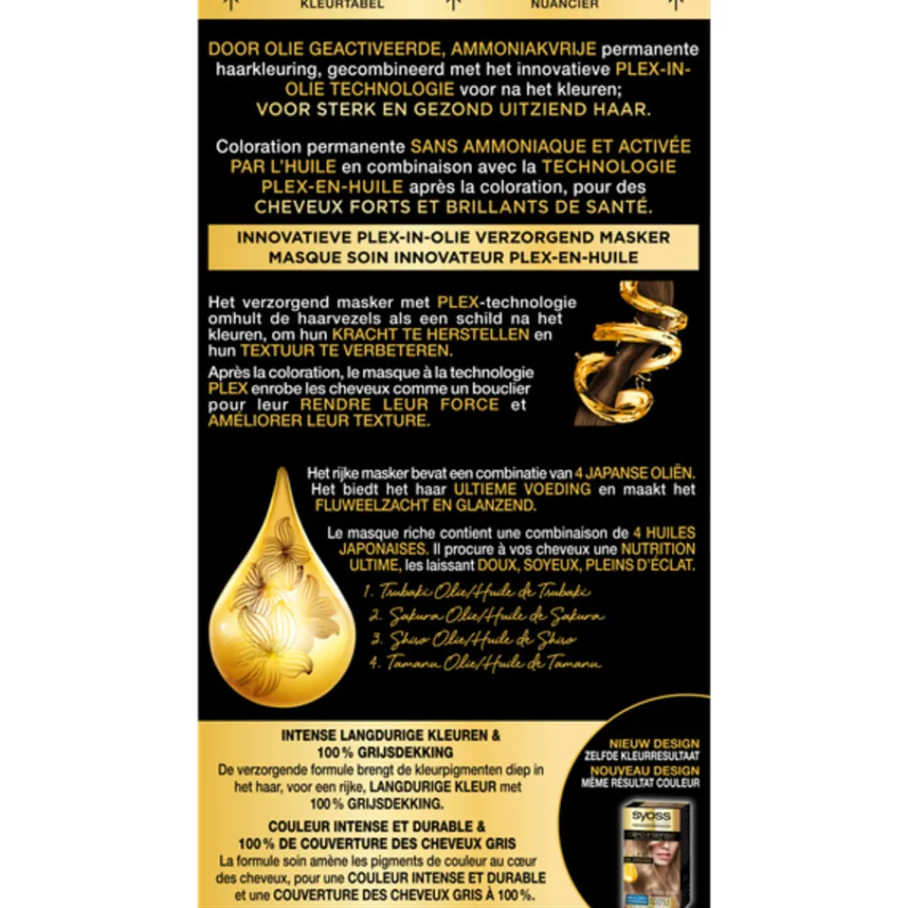 Color Oleo Intense 8-50 Natuurlijk Asblond^Syoss Hot