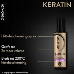 Haarstyling<Syoss Keratin Heatprotection Spray 200 ml