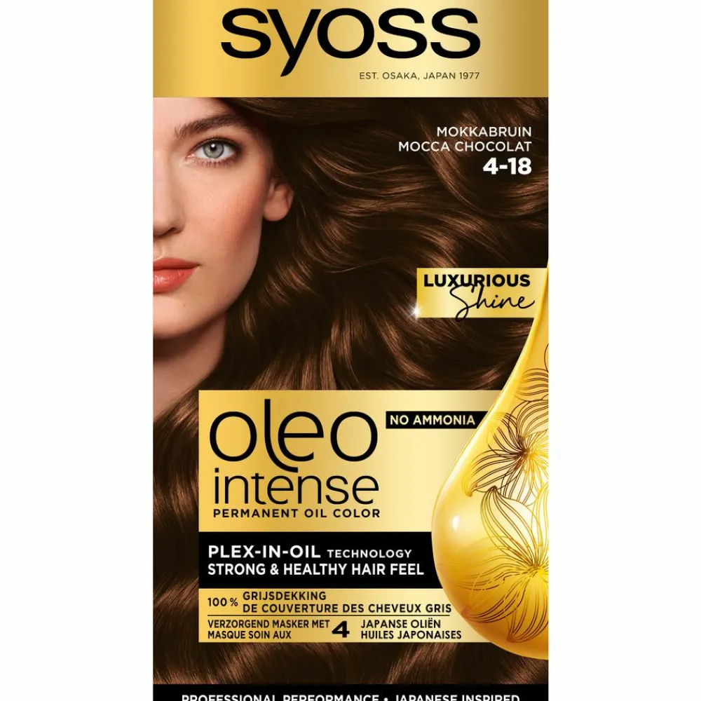 Discount Oleo Intense Haarverf 4-18 Mokkabruin Haarkleuring