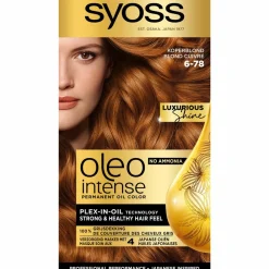 Haarkleuring<Syoss Oleo Intense Haarverf 6-78 Koperblond