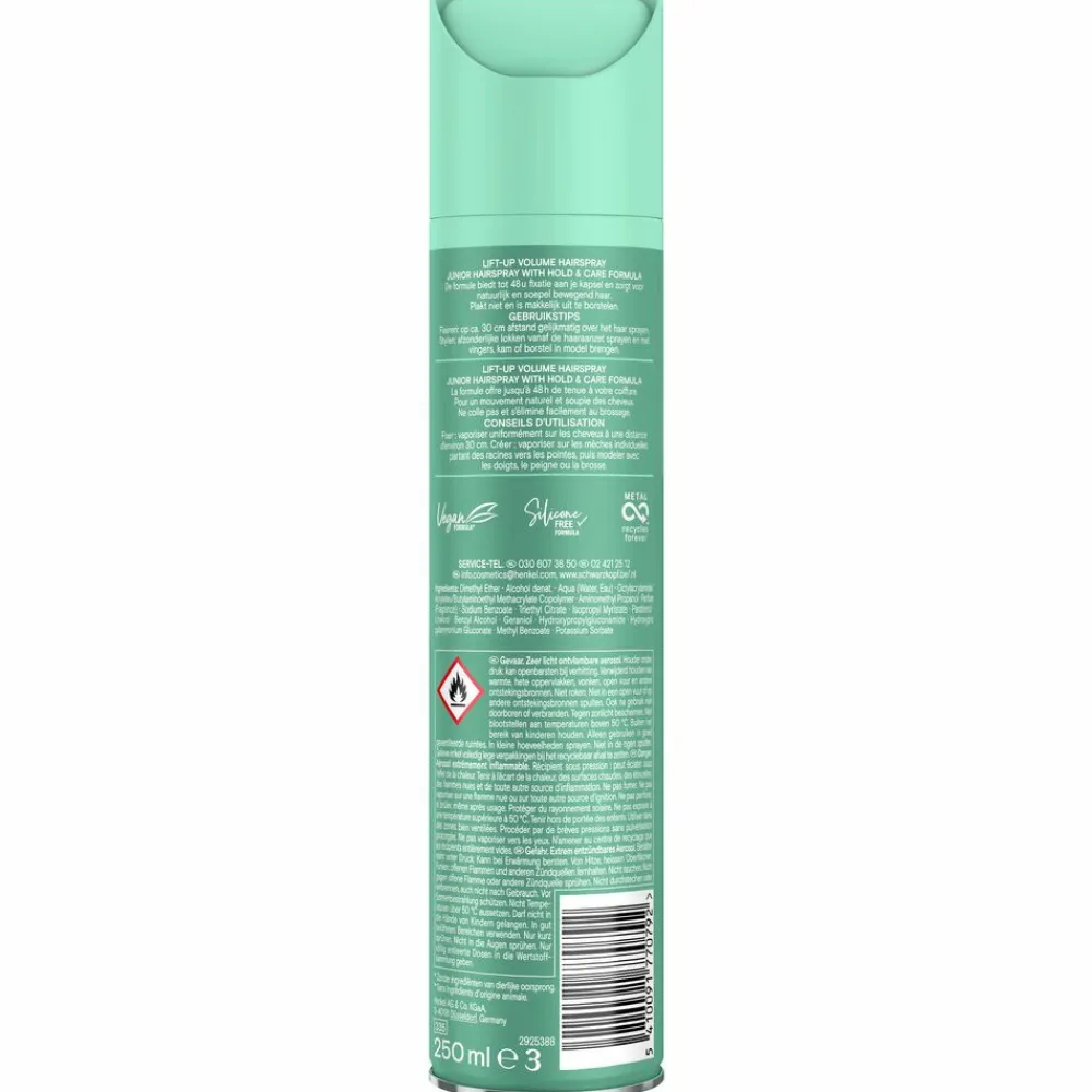 Haarstyling<Taft Junior Hairspray Ultra Lift-Up Volume 250 ml