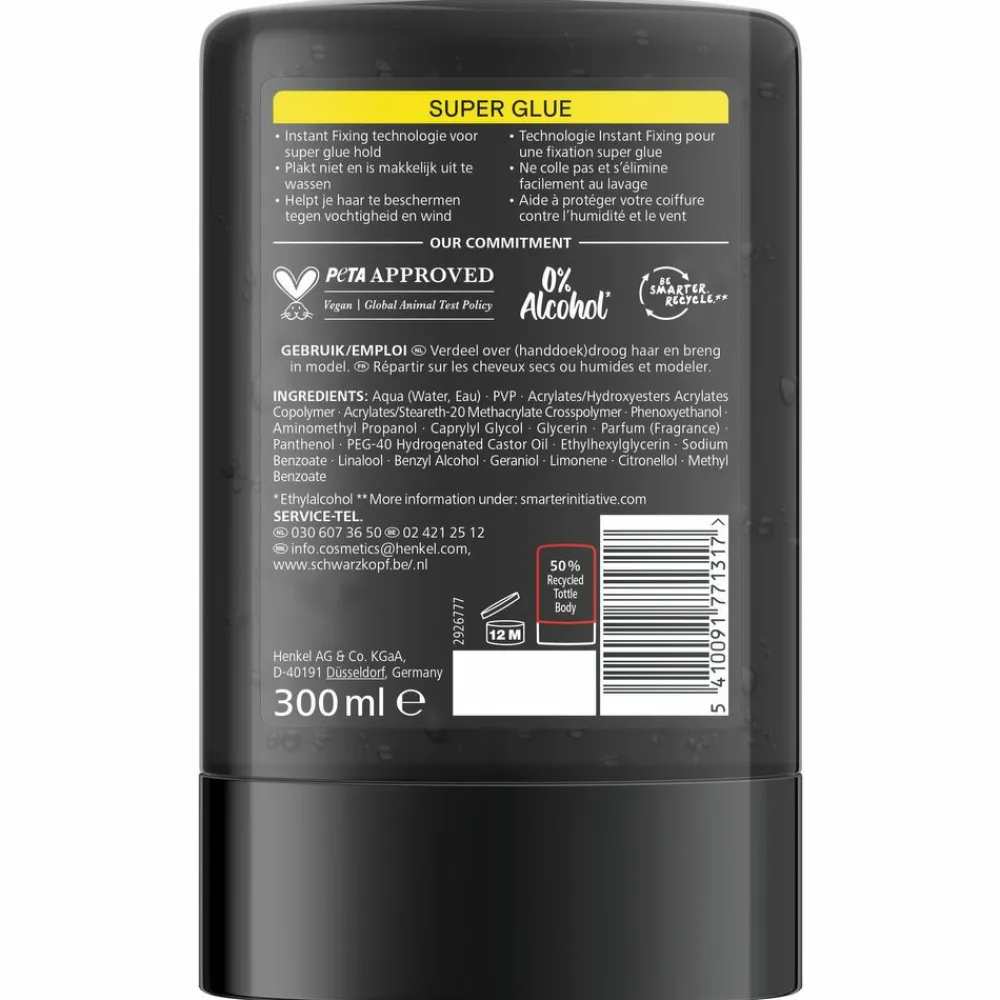 Haarstyling<Taft Men Power Gel Super Glue Hold 14 300 ml