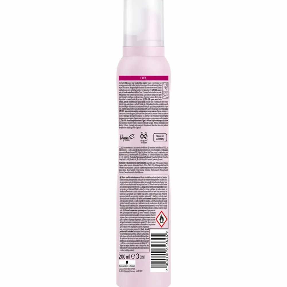 Styling Mousse Curl 200 ml^Taft Discount