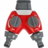 Bewatering En Sproeien<Talentools 2-Weg Waterverdeler Grijs