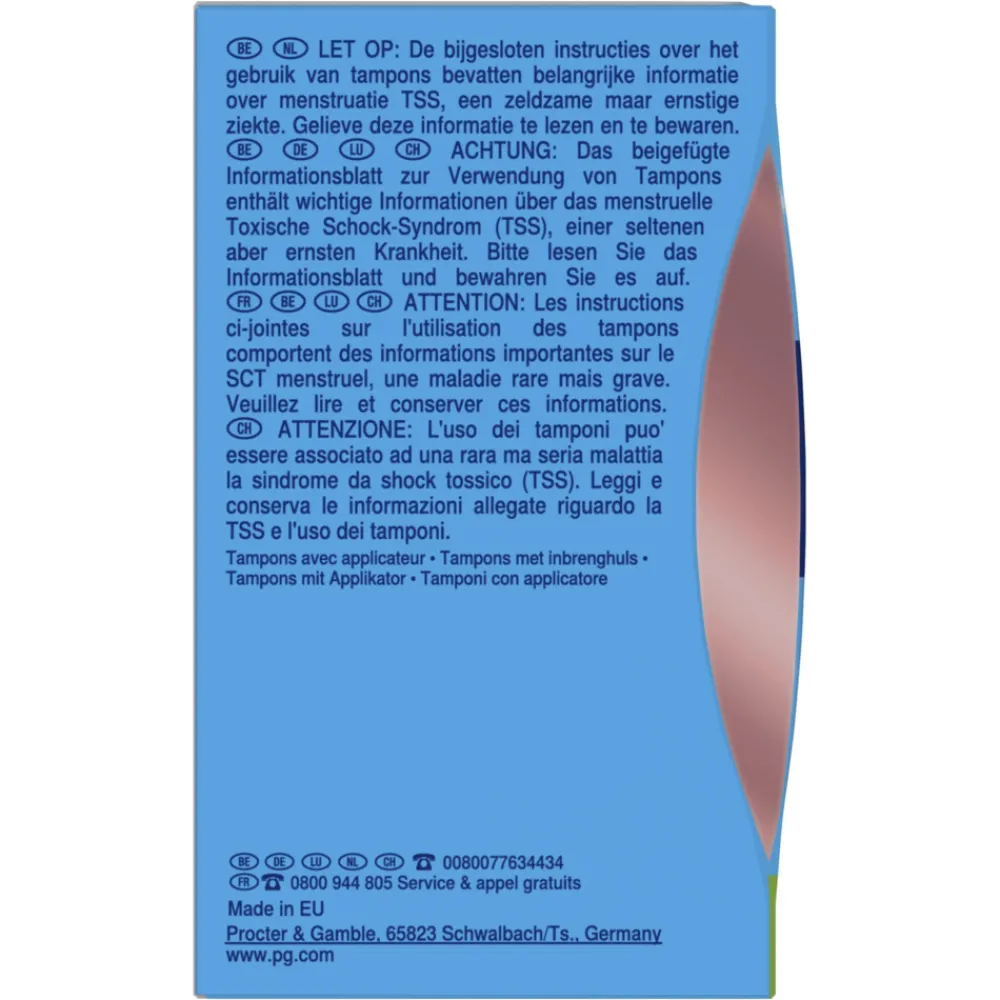 Pearl Compak Super Tampons met Inbrenghuls 18 stuks^Tampax Outlet