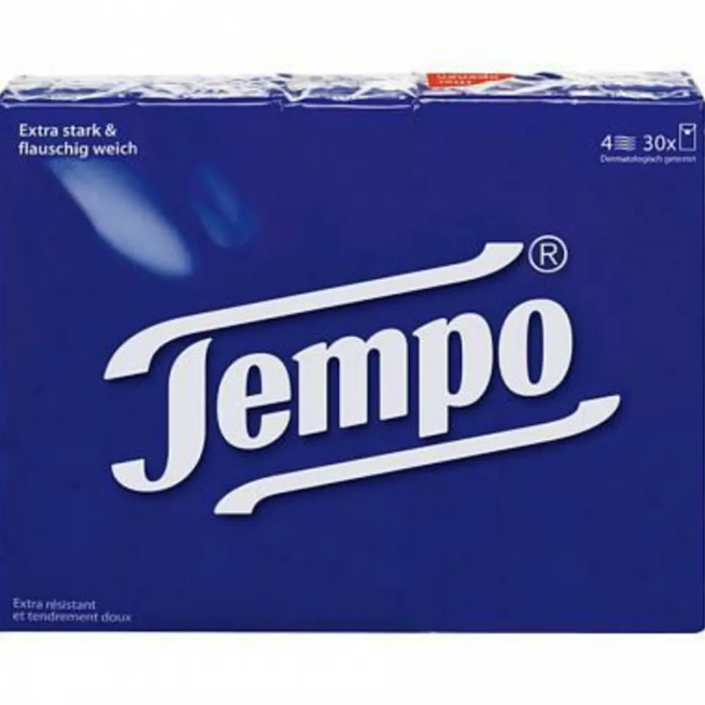 Tissues & Zakdoekjes<Tempo Original 4-laags Zakdoekjes 30 stuks