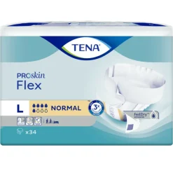 Incontinentie|Intiemhygiëne<TENA Proskin Flex Normal L 34 stuks